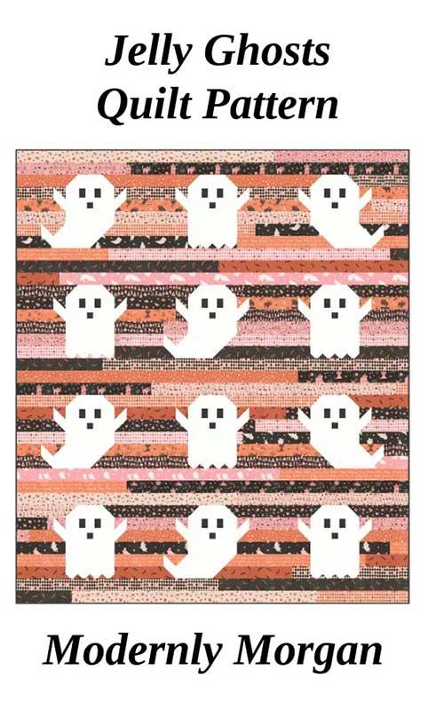 PREORDER Purrs & Boos Jelly Ghosts Quilt Kit