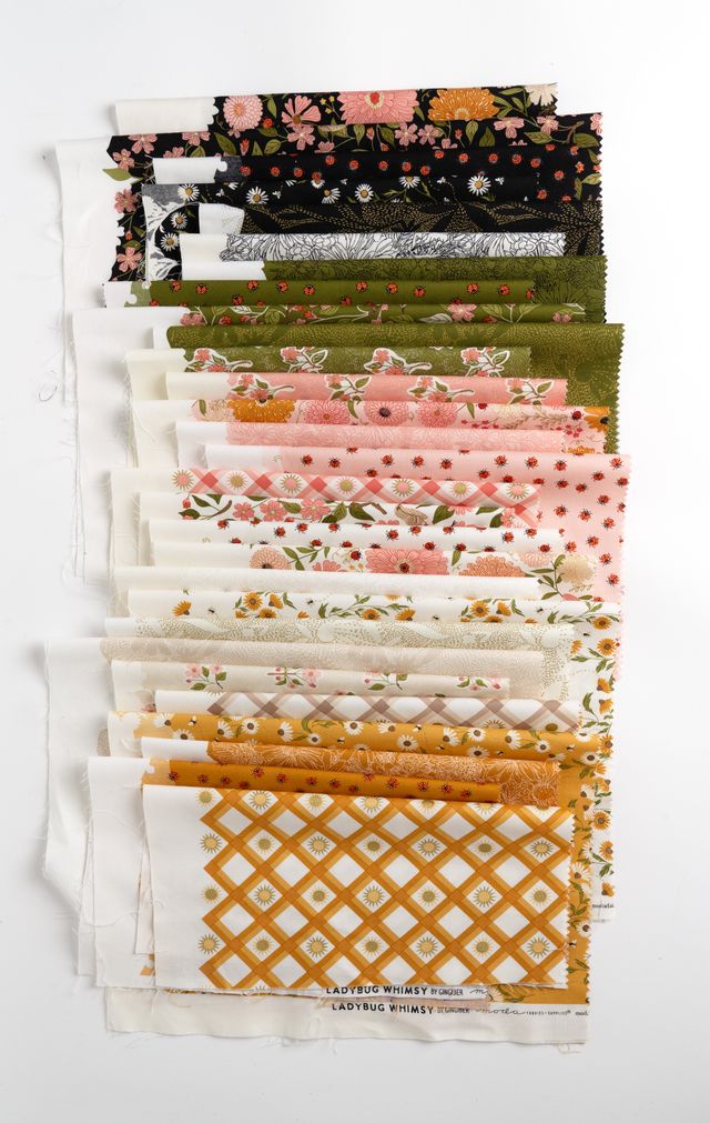 PREORDER Ladybug Whimsy fat quarter bundle | Gingiber | Moda Fabrics