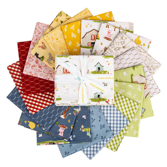 Lil' Farm Friends Fat Quarter Bundle