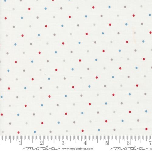 Magic Dot Basics - Americana | Lella Boutique | Moda Fabrics