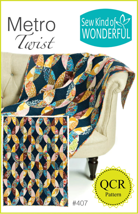 Metro Twist Quilt Pattern by Sew Kind of Wonderful - Paper Pattern