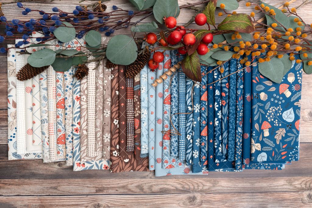 PREORDER Nature's Sketchbook Fat Quarter bundle | Elena Amo | Moda fabrics