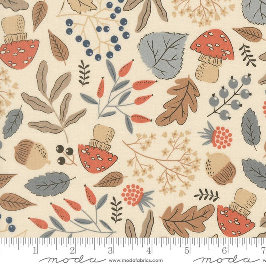 Forest Finds - Pearl | Nature's Sketchbook | Elena Amo | Moda Fabrics