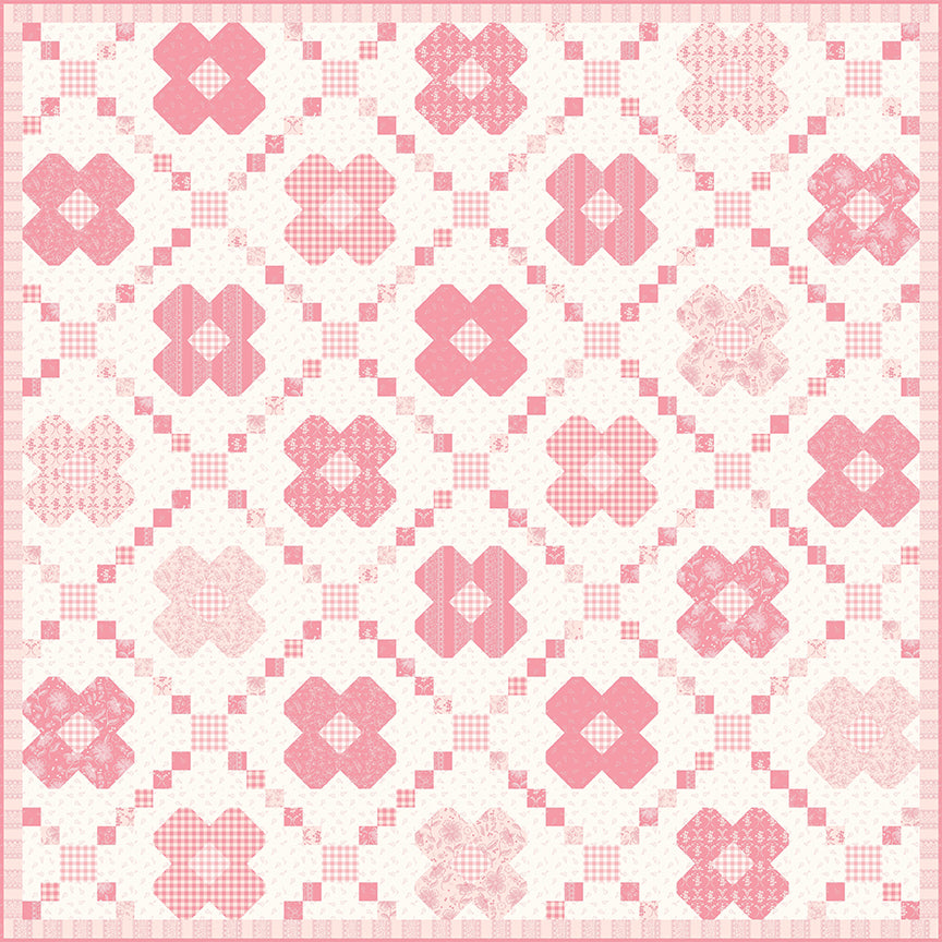 Sweet Pink Buttercup Quilt Kit