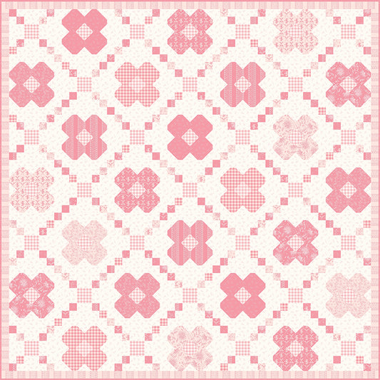Sweet Pink Buttercup Quilt Kit