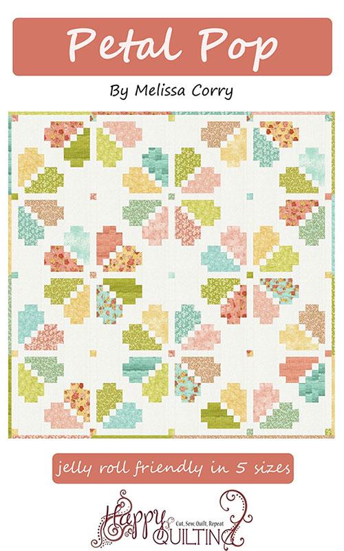 Petal Pop Quilt Pattern by Happy Quilting - Paper Pattern