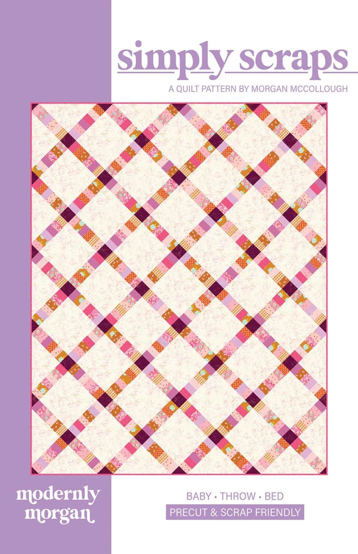Simply Scraps Quilt Pattern | Modernly Morgan | Paper Copy
