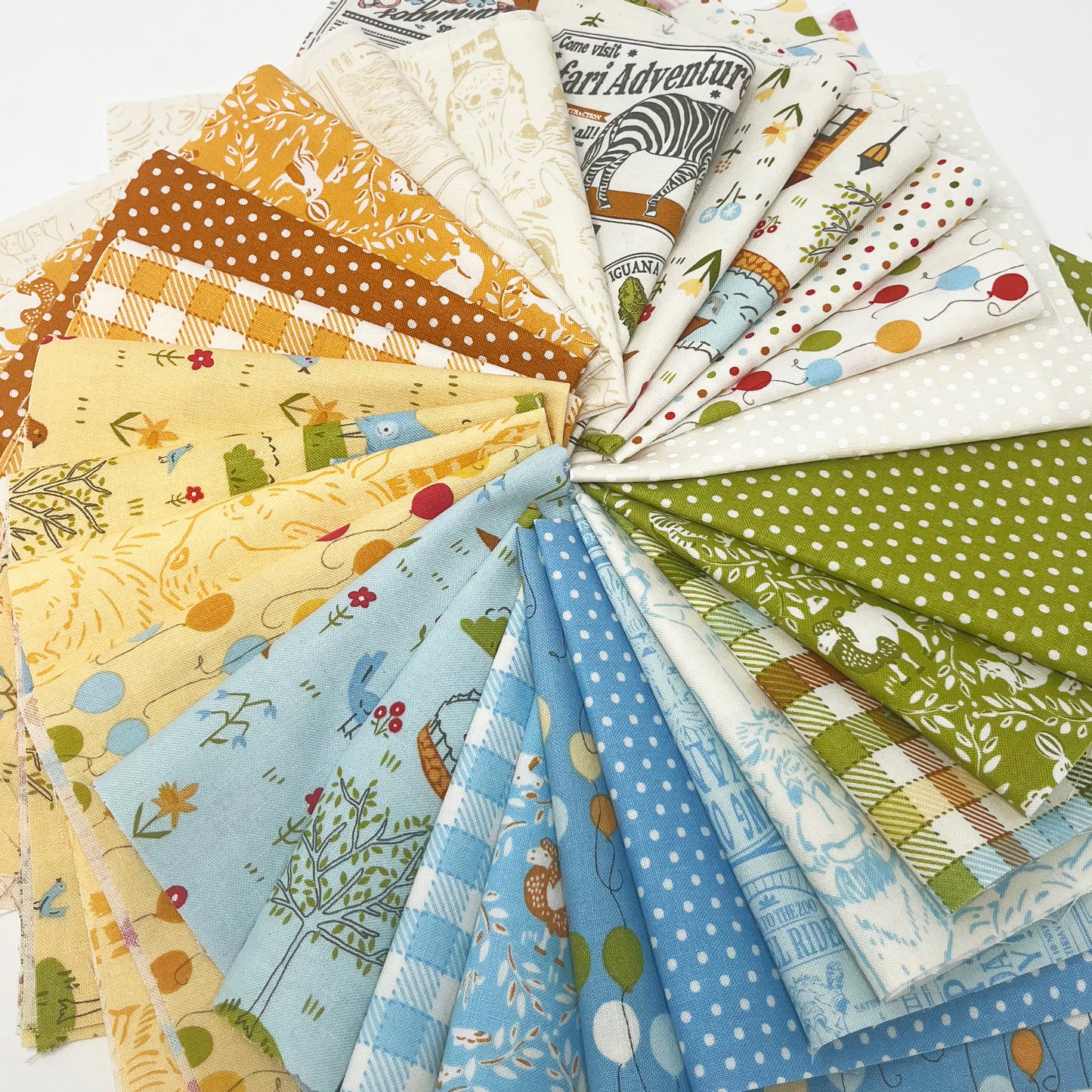 Animal Park Fun Fat Quarter bundle | Stacy lest Hsu | Moda Fabrics