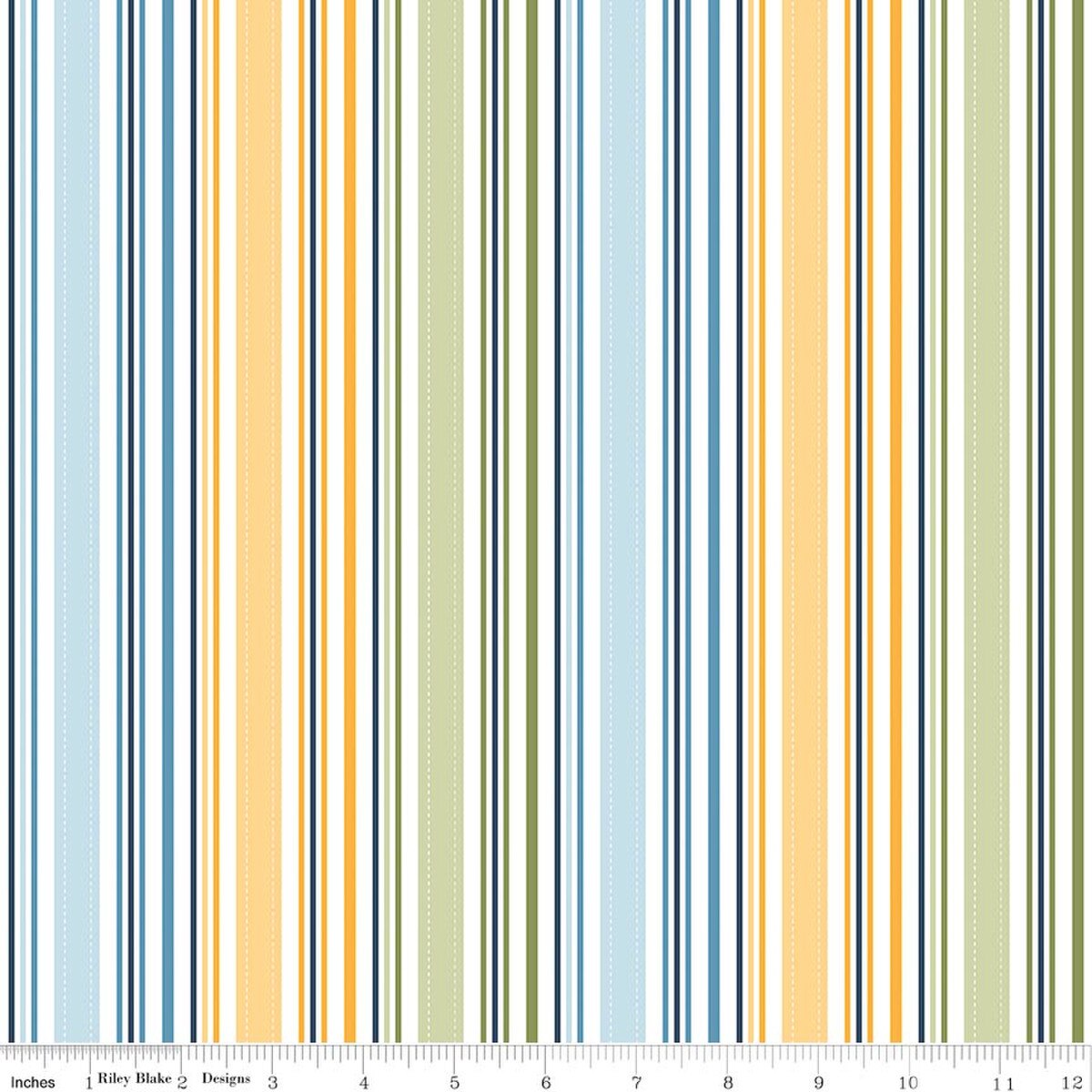 Sunshine & Dandelions Stripes Multi
