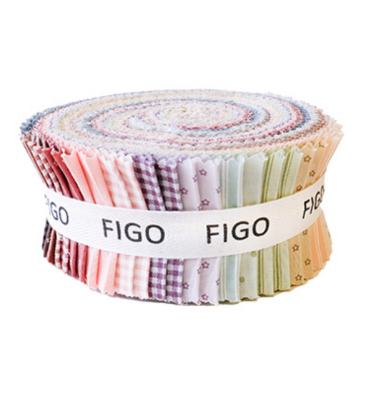 PREORDER Nest Jelly Roll | FIGO fabrics | Ghazal Razavi