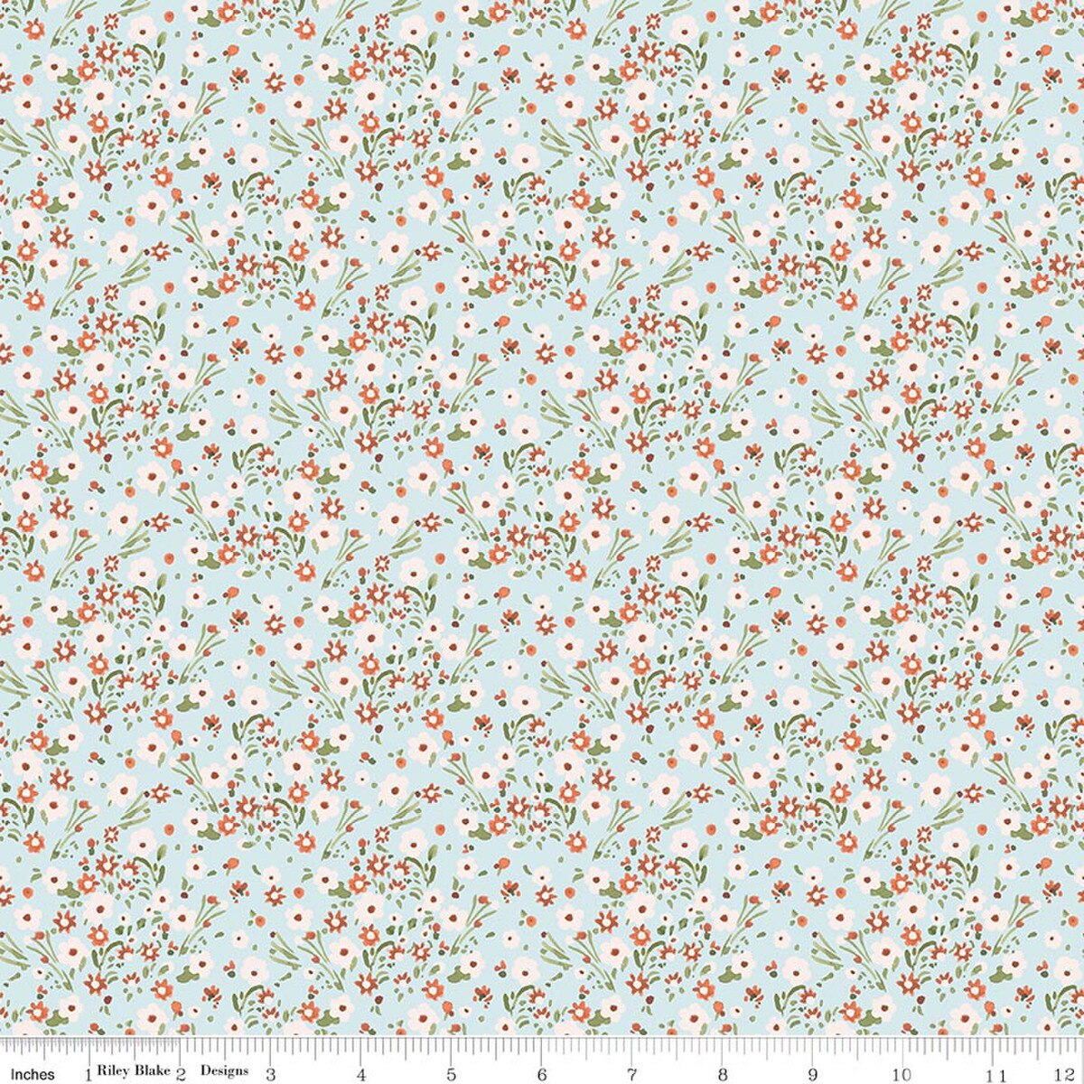 Sketchbook Blossoms Blue