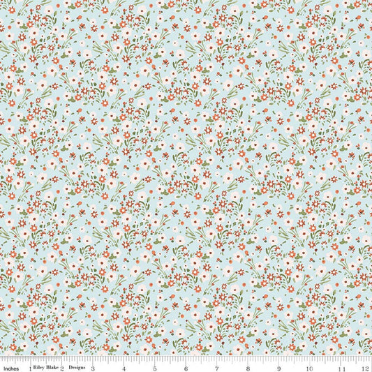 Sketchbook Blossoms Blue