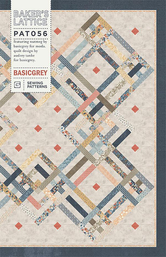 Baker's Lattice Quilt Pattern by Basic Grey  - Paper Pattern