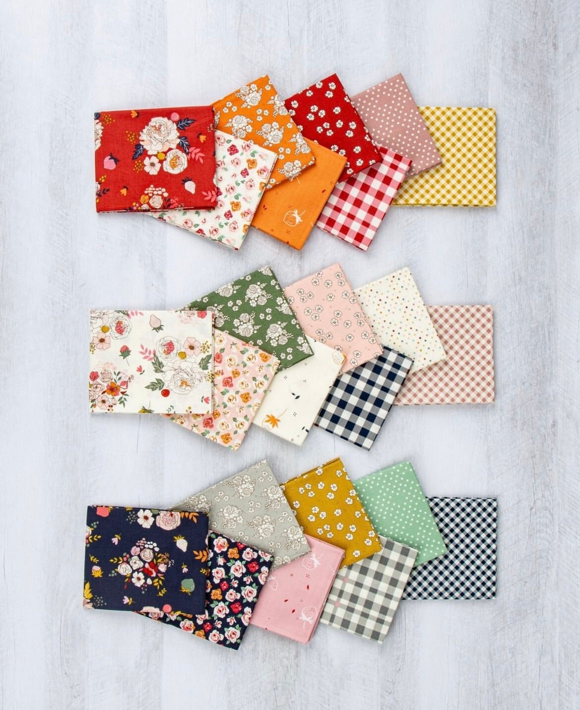 BloomBerry Fat Quarter Bundle by Riley Blake | Designed by Minki Kim |  24 prints