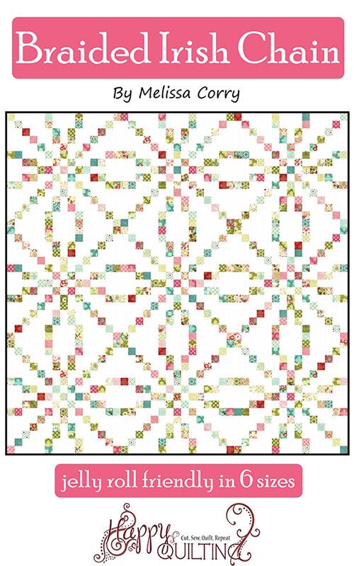 Braided Irish Chain Quilt Pattern by Happy Quilting  - Paper Pattern