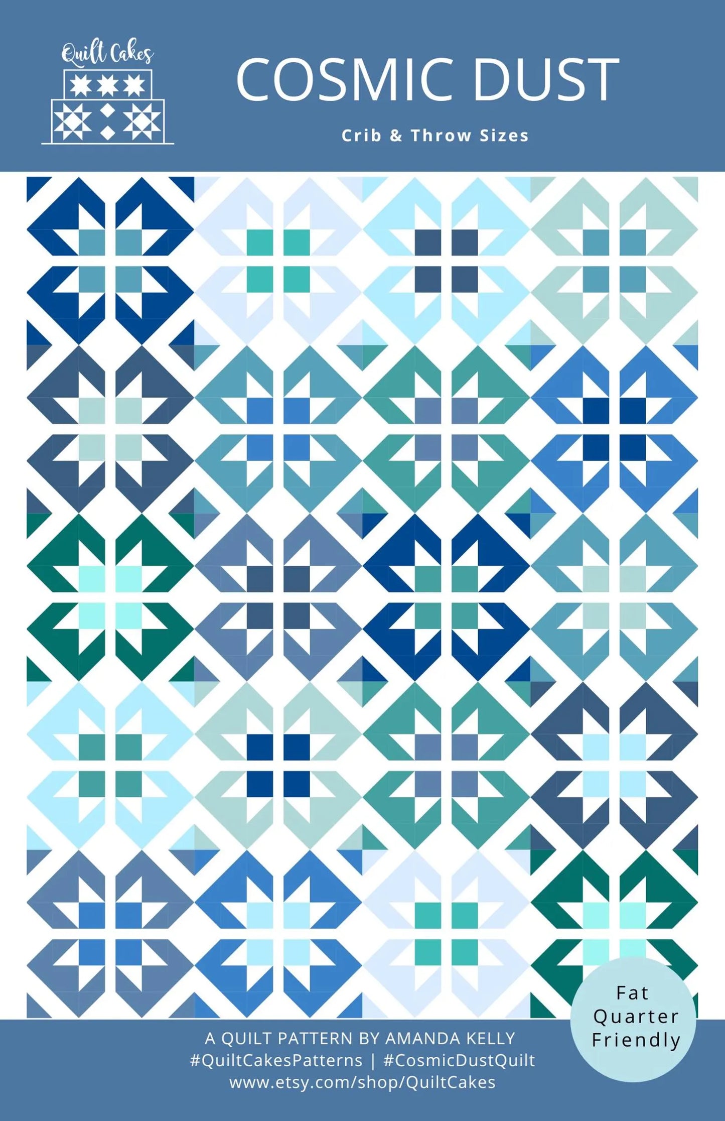 Cosmic Dust Quilt Pattern | Quilt Cakes | Paper Copy