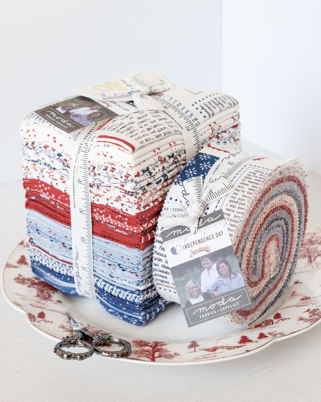 Independence Day Fat Quarter bundle by Sweetwater for Moda Fabrics