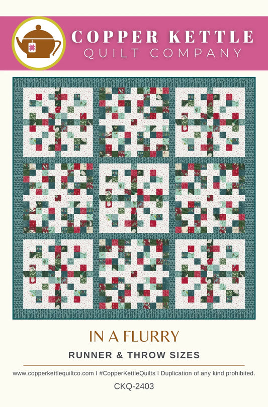 In a Flurry Quilt Pattern by Copper Kettle Quilt Co - Paper Pattern