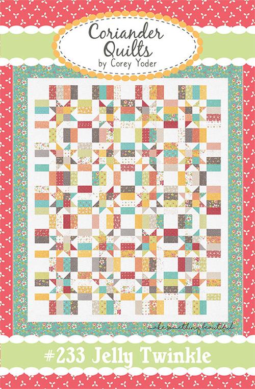 Jelly Twinkle Quilt Pattern by Corey Yoder of Coriander Quilts - Paper Pattern