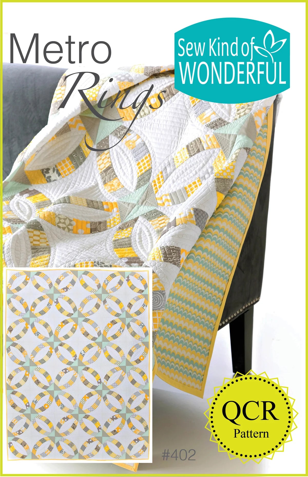 Metro Rings Quilt Pattern by Sew Kind of Wonderful - Paper Pattern