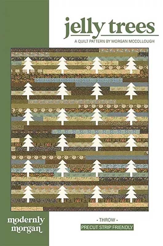 Jelly Trees quilt pattern | Modernly Morgan | Paper Copy