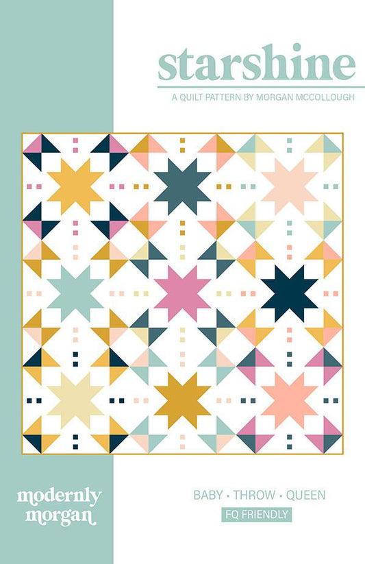 Starshine quilt pattern | Modernly Morgan | Paper copy (Copy)