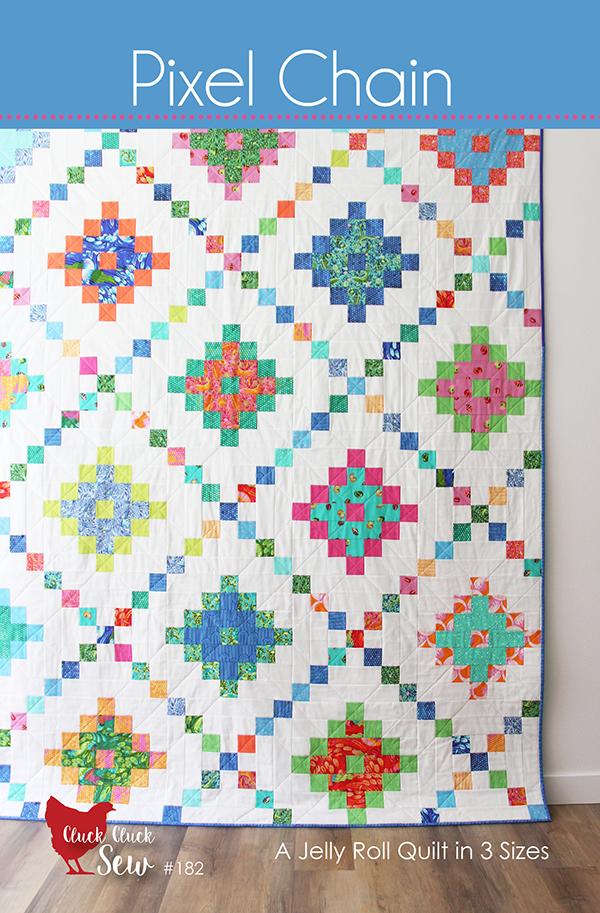 Pixel Chain Quilt Pattern by Cluck Cluck Sew  - Paper Pattern