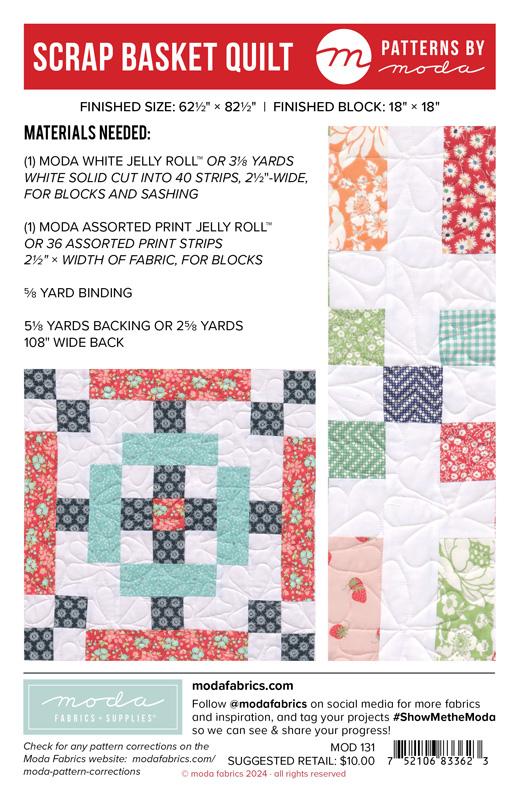 Scrap Basket Quilt Pattern by Amy Smart