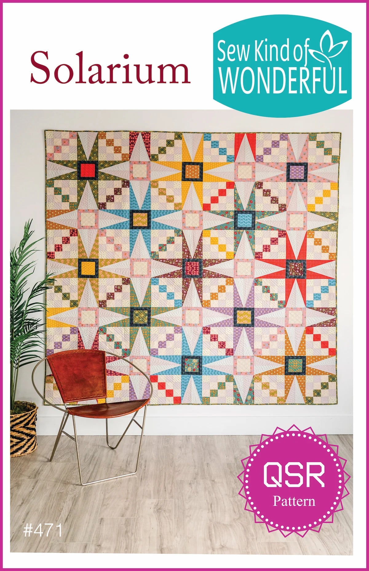 Solarium Quilt Pattern by Sew Kind of Wonderful - Paper Pattern
