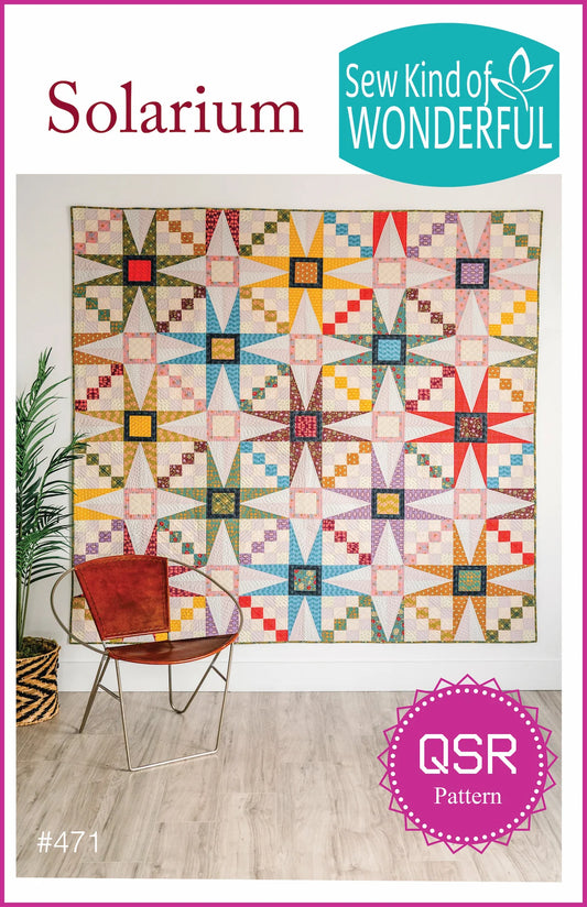 Solarium Quilt Pattern by Sew Kind of Wonderful - Paper Pattern
