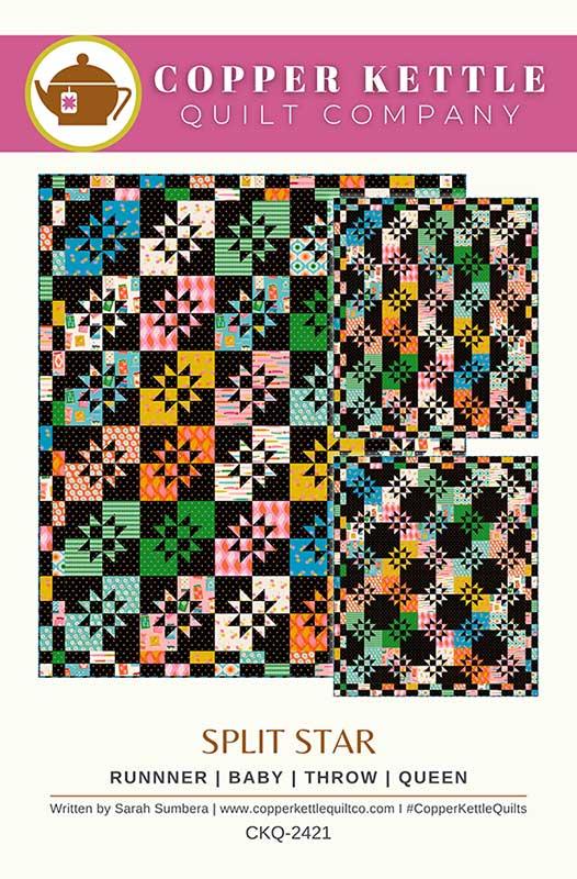 Split Star Quilt Pattern by Copper Kettle Quilt Company - Paper Pattern