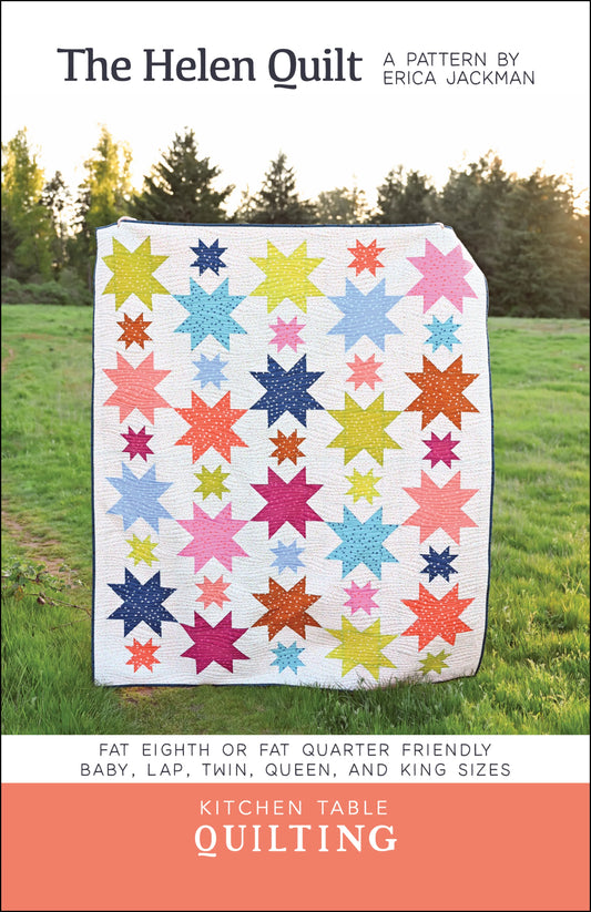 The Helen Quilt Pattern by Kitchen Table Quilting - Paper Pattern