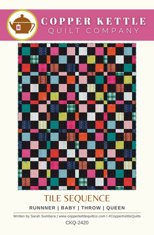 Tile Sequence Quilt Pattern by Copper Kettle Quilt Company - Paper Pattern