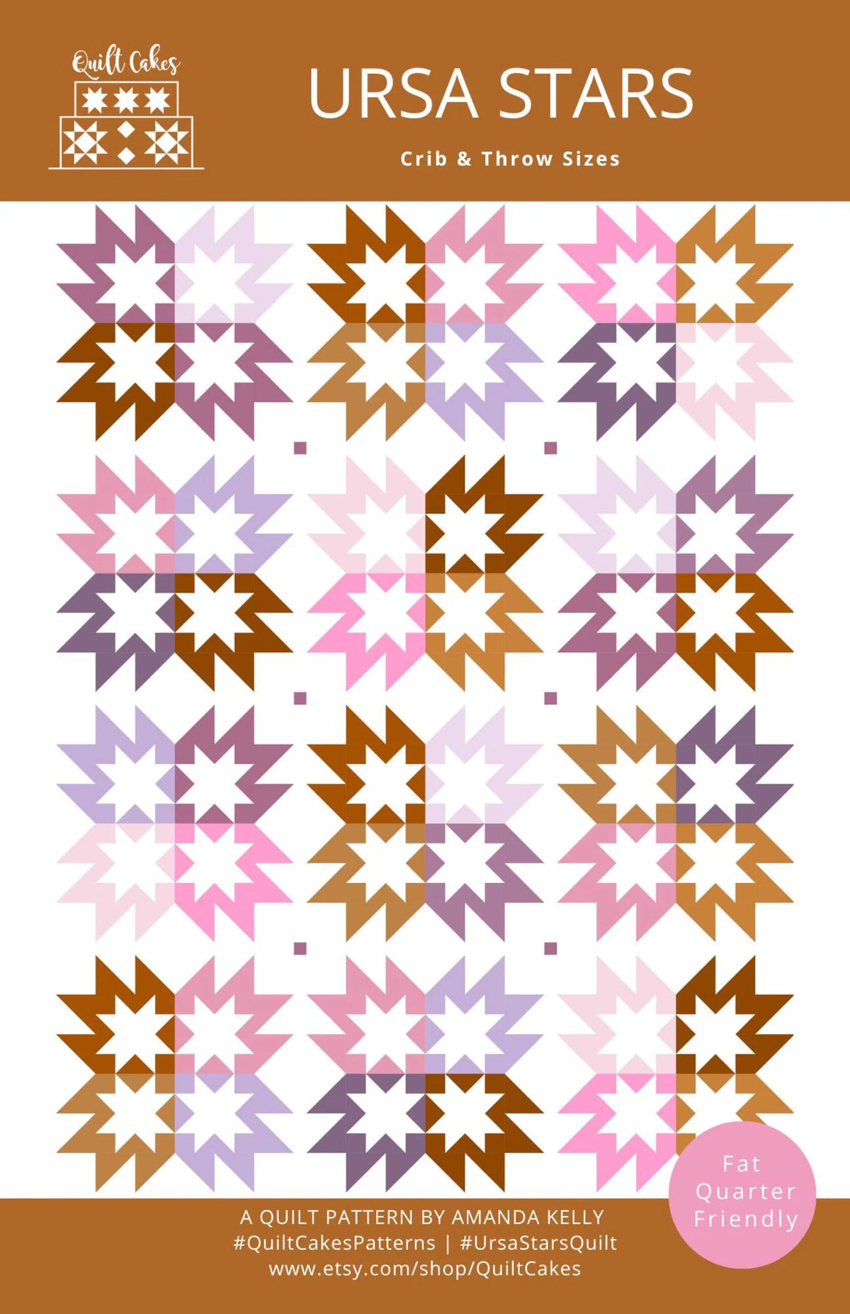 Ursa Stars Quilt Pattern | Quilt Cakes | Paper Copy